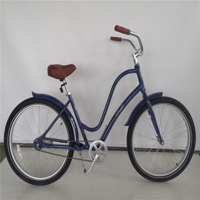 Coaster Brake 26 pouces Hybride à vitesse unique Unisexe Beach Cruiser Bike avec 26 * 2,35 pneus