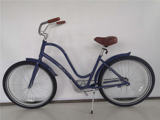 Coaster Brake 26 pouces Hybride à vitesse unique Unisexe Beach Cruiser Bike avec 26 * 2,35 pneus