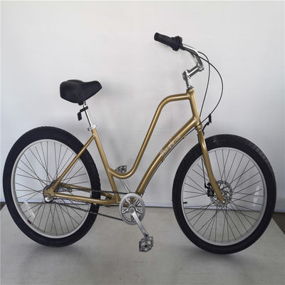 Coaster Brake 26 pouces Hybride à vitesse unique Unisexe Beach Cruiser Bike avec 26 * 2,35 pneus