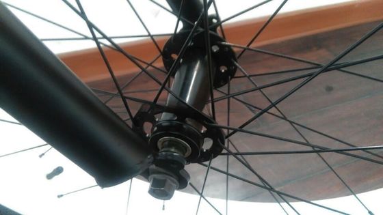 26&quot; Fat Bike avec selle en cuir et cadre en aluminium Votre compagnon idéal en plein air