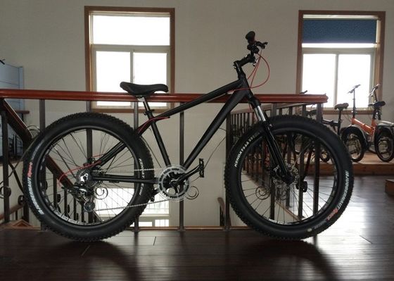 Fat Beach Cruiser Bike avec pneus de neige de 26 pouces et cadre en alliage d'aluminium en 2015