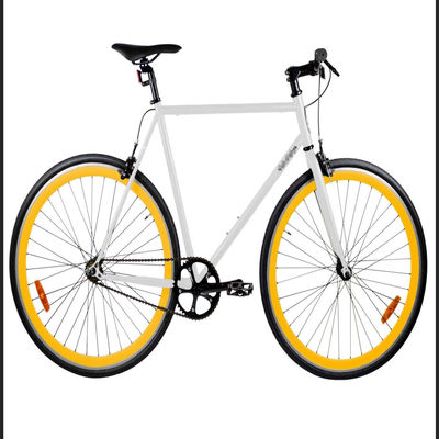 Vélo routier à roue fixe à châssis rigide avec le bouton Quando Votre parfait compagnon sur la route