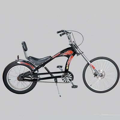Poids brut 25,0 KG 24-20 &quot; Single Speed Adult Chopper Bike avec fourchette en acier de l'OEM