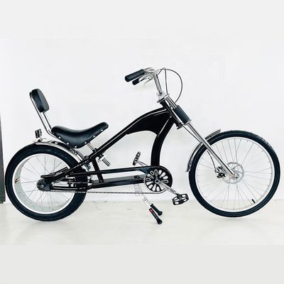 Poids brut 25,0 KG 24-20 &quot; Single Speed Adult Chopper Bike avec fourchette en acier de l'OEM