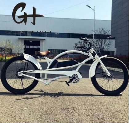 Pneus de 24 pouces pour hommes de 3,0 pouces 48V 17AH OEM/ODM 750W 28MPH à vitesse unique Bafang Motor Display Chopper Vélo électrique
