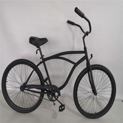 26 pouces de couleur rouge Homme classique Beach Cruiser vélos avec un siège grand et confortable