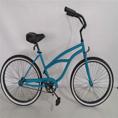 26 pouces de couleur rouge Homme classique Beach Cruiser vélos avec un siège grand et confortable