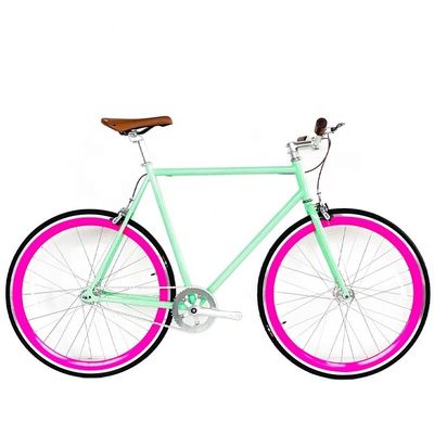 700C vélo à engrenage fixe à vitesse unique avec cadre en acier Hi-Ten et certification CE CPSC