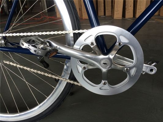 Lasco Adultes Hommes Vintage vélo rétro à grande vitesse 4130 Vélo de ville Hybride Chromoly vélo 700 * 25C