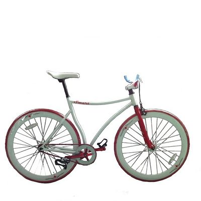 Bicicle personnalisé CE Hi-Ten Steel Frame 700C à vitesse fixe unique pour garçons