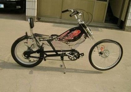 Vélo de chopper personnalisable de 24 pouces avec un poids brillant de 25 kg dans n'importe quelle couleur
