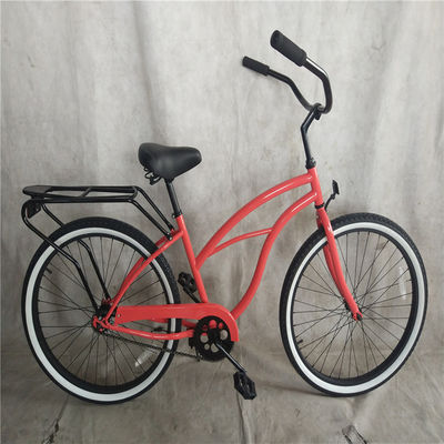 Mint Green Femmes basse marche Sport Vélo hybride Femmes Vélo à vitesse unique Confort de plage Vélo de croisière 26 pouces
