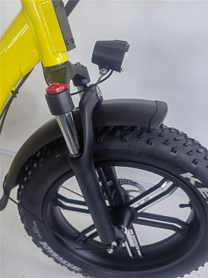Kenda 20*4.0 pneu et pédale Wellgo 48V 750W vélo électrique pliable pour Beach Cruiser