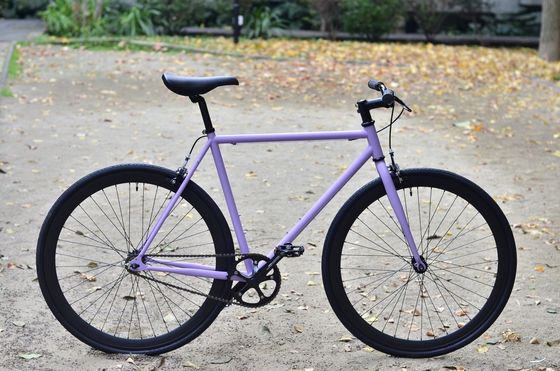 Quando Hub Noir Couleur personnalisée 700x28C cadre en acier Vintage Fixie vélo à engrenages fixes