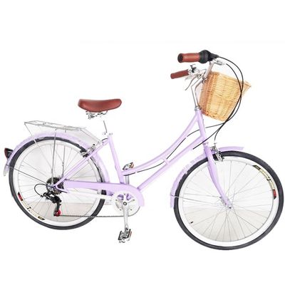1.8m longueur cadre en acier 700C femmes vélo de ville à grande vitesse pour le marché américain OEM/ODM