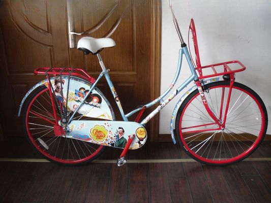 Vélo Old Man de 28 pouces, vélo classique hollandais avec cadre en acier et frein double V.