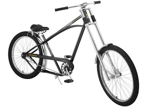 25 kg de poids brillant Chopper vélo en acier pour une grande durabilité