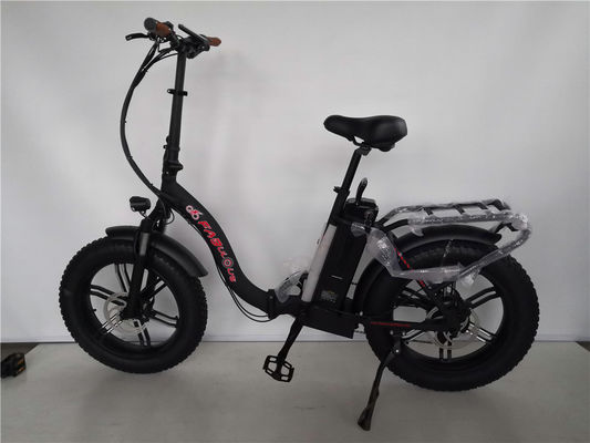 20 pouces de pneus gros Ebike plus puissant couleur rouge pliable vélo électrique avec tige en alliage