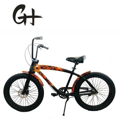 USA Homme 24 &quot; 3,0 pneu de graisse cadre en aluminium vélo de plage avec frein à disque