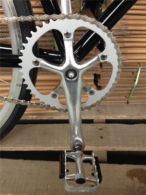Vintage vélo à engrenages fixes pour adultes de course routière 2023 Wellgo pédale Lasco manivelle ensemble