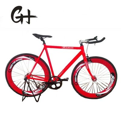 Cadre en aluminium 700C OEM Flip-Flop à vitesse unique Manège roux routier Fixie Gear vélo