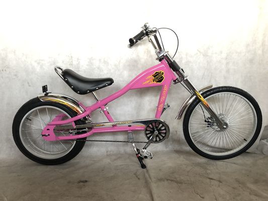 Cycle de type chopper pour adultes OEM CE avec 24-20&quot; de vitesse unique et cadre en acier Hi-Ten