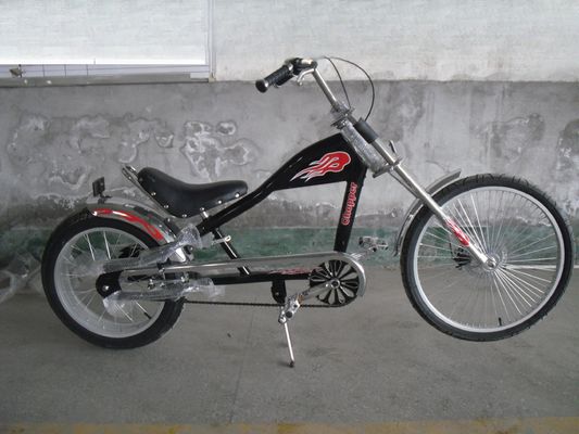 Cycle de type chopper pour adultes OEM CE avec 24-20&quot; de vitesse unique et cadre en acier Hi-Ten