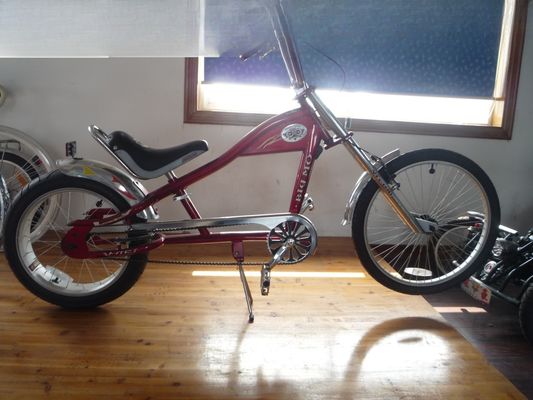 Cycle de type chopper pour adultes OEM CE avec 24-20&quot; de vitesse unique et cadre en acier Hi-Ten
