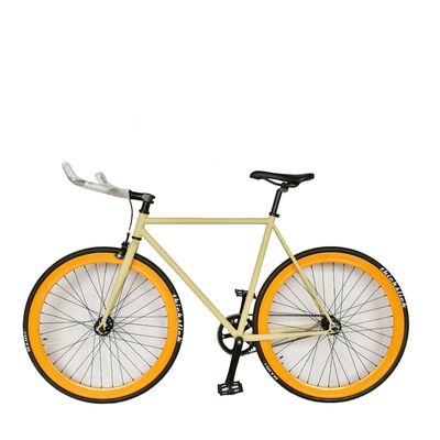 700C cadre en acier hi-ten double paroi 43 mm aluminium RIM piste à vitesse unique vélo à engrenages fixes