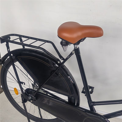 Vintage classique noir Lady Oma Holland City Cruiser Vélo néerlandais Vélo pour femmes