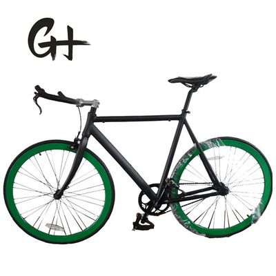 USA CE Track Fixie Vélo 700C Cadre en aluminium OEM à vitesse unique avec tige en alliage d'aluminium