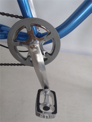 Cadre en alliage d'aluminium de 26 pouces 7 vitesses Vintage Beach Cruiser vélo avec porte arrière