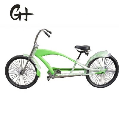 26' Long Frame Chopper Beach Cruiser Bike avec pédale en alliage et fourchette en acier