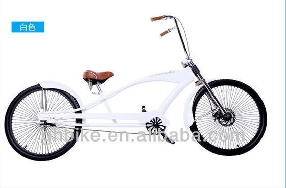 26' Long Frame Chopper Beach Cruiser Bike avec pédale en alliage et fourchette en acier