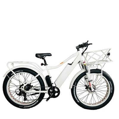 26&quot; 4.0 Big Snow Fat Tire Vélo électrique avec frein à disque et moteur BaFang arrière 1000W 48V 17AH