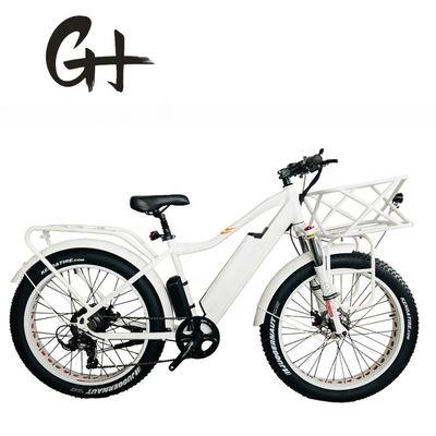 26&quot; 4.0 Big Snow Fat Tire Vélo électrique avec frein à disque et moteur BaFang arrière 1000W 48V 17AH