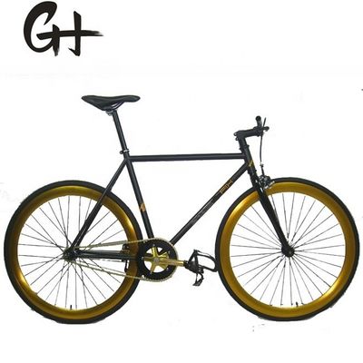 Matériau de la fourchette acier 700C Hi-Ten Frame OEM CE Single Speed Flip-Flop Hub vélo à engrenages fixes