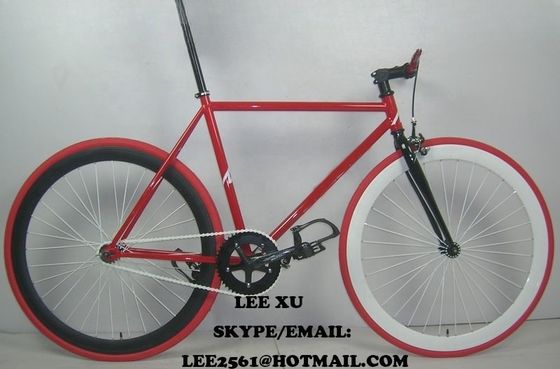 Matériau de la fourchette acier 700C Hi-Ten Frame OEM CE Single Speed Flip-Flop Hub vélo à engrenages fixes