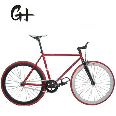 Matériau de la fourchette acier 700C Hi-Ten Frame OEM CE Single Speed Flip-Flop Hub vélo à engrenages fixes