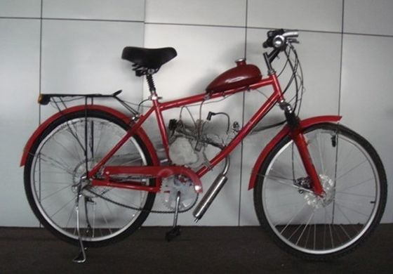 Vélo électrique Beach Cruiser avec moteur 50cc 2015 modèle cadre en acier électrique inclus