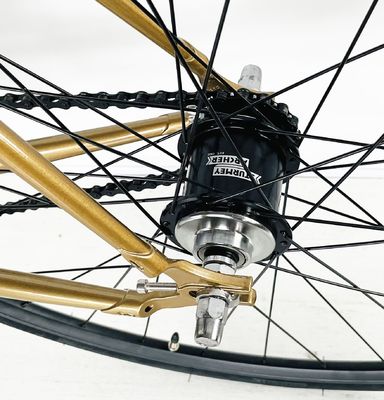 Jante en alliage d'aluminium 80MM 700C Cadre chargé CR-MO 4310 SRAM en acier Vélo 2S avec fourchette en acier