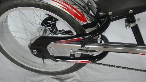 Chopper Bike Black Low Rider Mode Bike avec le frein à disque F R V-Brake