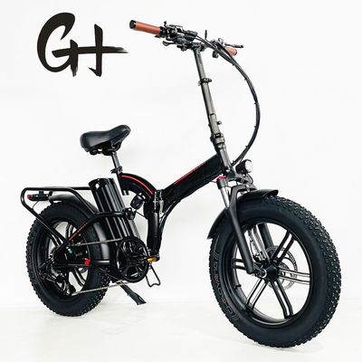 16.7 Ah Capacité de la batterie 48V500W12AH 20 &quot;x4.0 pneu de graisse pliable vélo électrique vélo