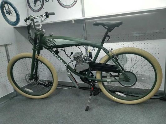 Moto de course à roue magnétique de 26 pouces avec moteur à 2 temps de 80 cc 35 km/h Vitesse maximale 3L réservoir intérieur