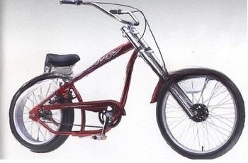 Cadre en acier GHAO Chopper Bike Beach Cruiser Bicicle Modèle non pliable