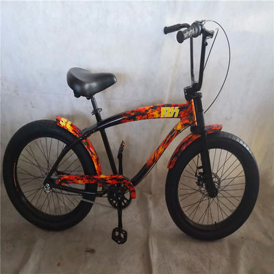 Matériau de jante en alliage d'aluminium 26 pouces vélo de croisière de plage pour hommes adultes sur le marché populaire des États-Unis