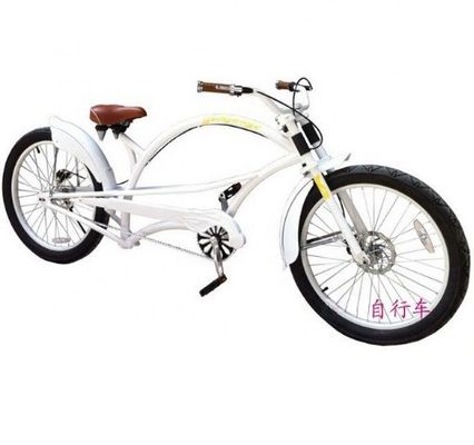 Bande d'aluminium 24 &quot;x3.0 CE américain long Hi-Ten cadre en acier Chopper Beach Cruiser vélo
