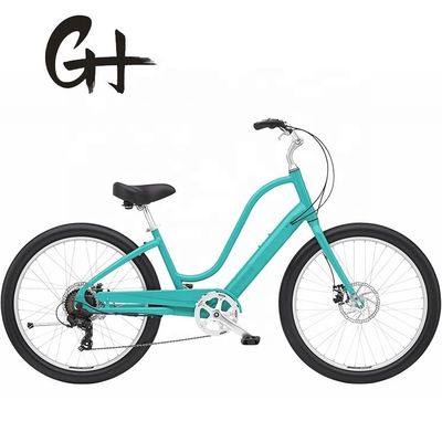 120 kg Capacité de charge 29 &quot; 3.0 pneu 7 vitesses Aluminium Step Thru Lady Beach Cruiser vélo
