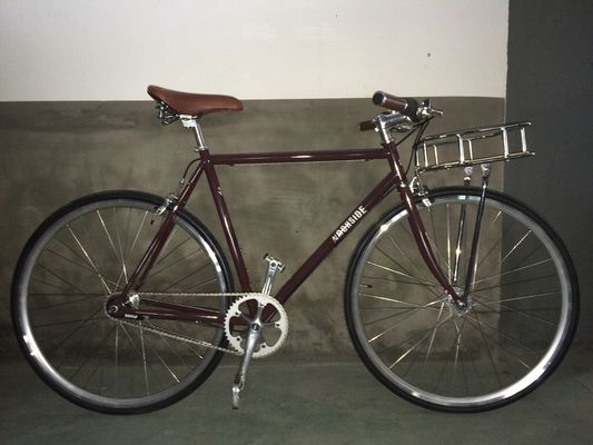 Le frein à pinceau 700C OEM Couleur Logo CE Plateau avant Classique Sturmey Archer Intérieur 3S Vintage Hommes City Bike