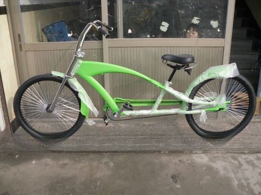 26-26 pouces Long Beach Cruiser vélo avec cadre en acier durable et bord en alliage d'aluminium